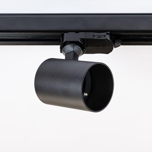 INNOVATE 3 Phasen LED Strahler für GU10 LED-Leuchtmittel | 3Phasen Spots schwarz | Schienenstrahler/Deckenstrahler Schienensystem Lampen | 3 Phasen Schiene Spot GU10 Mini exkl. Leuchtmittel