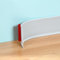 Peel and Stick Vinyl Baseboard Trim, Flexible Strip and Caulk for Floor, Chair Rail, Wall Base (12m x 10cm)