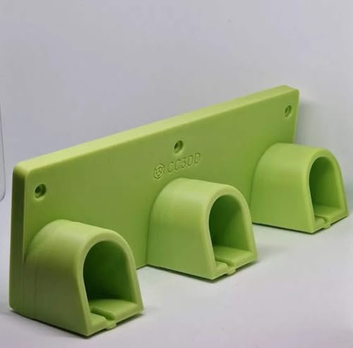 CC3DD Wall Mount Triple Battery Holder for Ryobi One+ 18v Lime Green