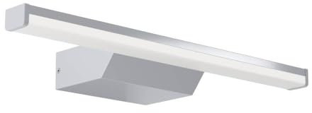 EGLO Connect.z Smart-Home LED Spiegelleuchte Regello-Z, L 60 cm, ZigBee, App und Sprachsteuerung Alexa, Lichtfarbe einstellbar (warmweiß-kaltweiß), RGB, dimmbar, Bad Wandlampe, Silber, IP44