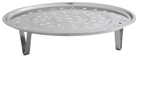 LVYXON Steamer Rack,Stainless Steel Steaming Rack, 1PCS Round Steaming Stand, Steamer Rack Steam Tray for Stock Pot Steamer Tray Pressure Cooker,Multi-functional Steamer Basket(26CM)
