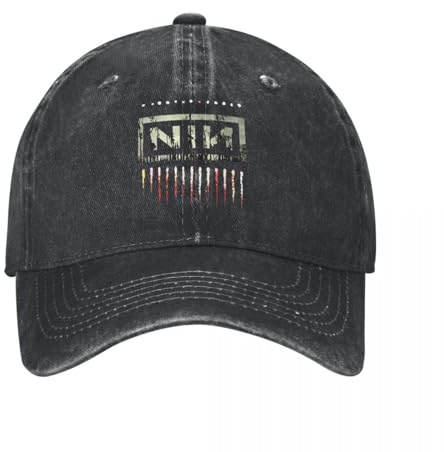 YANIUIE Unisex Die Nägel Für Fans Männer Frauen Baseball Cap e Zoll Nägel Band Heavy Metal Musik Distressed Denim Caps Hut Mode Snapback Cap