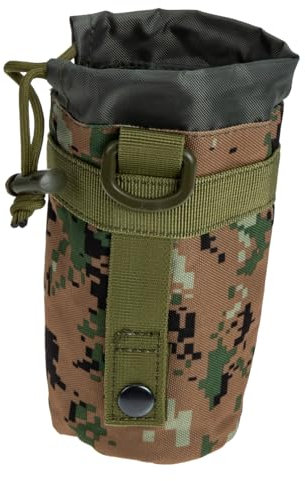 Milisten Camouflage Water Bottle Bag Travel Carry on Bag Travel Bottle Rack Foldable Tote Bag Sports Water Jug Body Water Bottle Holder Travel Water Bottle Bag Travel Kettle Hand Bags Nylon