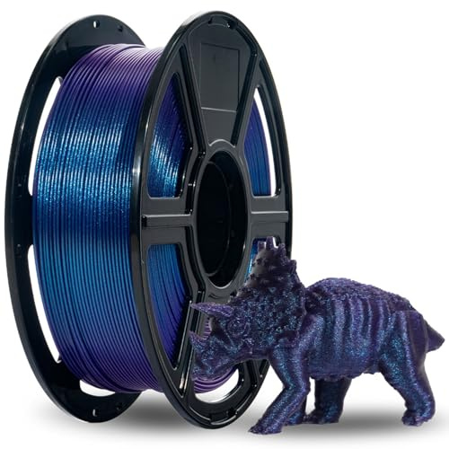 FLASHFORGE Chameleon Rapid PLA Filament 1.75mm Nebula Purple, PLA Color Shift High Flow Speedy 3D Printer Filament, Max 500mm/s Fast Printing, Display Shimmering Effects from Various Angles and Light