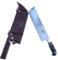 Novahaven XXXL Fleischmesser & Hackmesser - 43 cm (Klinge: 29,7 cm, Griff: 8,9 cm) - Hochwertiger J2-Stahl mit Stierhorngriff by