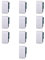 10 MODULI INTERRUTTORE 0-1, BIANCO, COMPATIBILE CON VIMAR PLANA, 2 POSIZIONI, MODULI E FRUTTI 100% COMPATIBILI, MATERIALI DI ALTA QUALITA'