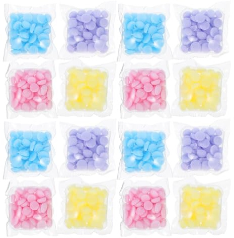 HONITANO Perle Profumate per Lavatrice Maxi Formato 100 Pezzi Microcapsule Profumate e Ammorbidente per Allungare la Durata degli Indumenti, Adatte a Lavatrici Colore Casuale
