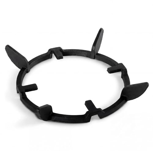 Eulihent Wok Stand for Gas Hob, Gas Cooker Wok Ring Stand Woks Support Ring for Gases Hob, Woks Gases Stove Rings Cast Iron Wokes Rings for Gasses Hobs, Kitchen, 17cm Diameter