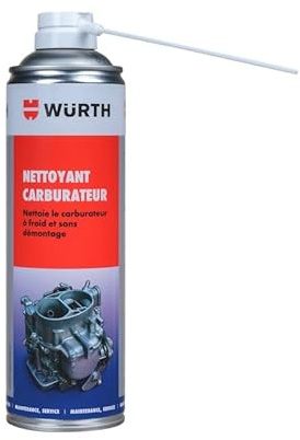 Spray Nettoyant Carburateur Haute Performance - 500 ml | Nettoyage à Froid Sans Démontage, Élimine Dépôts, Graisses et Résidus d'Oxydation, Pour Moteurs Essence