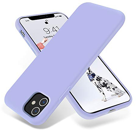 OTOFLY Compatible with iPhone 11 Case,ultra slim fit iPhone case liquid silicone gel cover with full body protection anti-scratch shockproof case,Light Purple