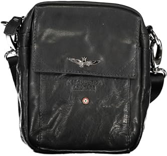 Aeronautica Militare Borsello a tracolla in vera pelle VINTAGE AM307-NE