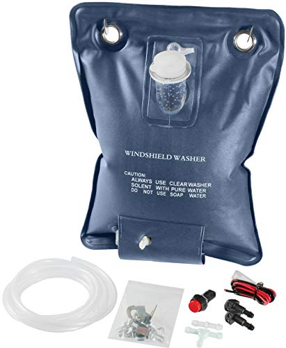 Universal Scheibenwaschbehälter 1,5L Scheiben Waschanlage Wasser Behälter Pumpe