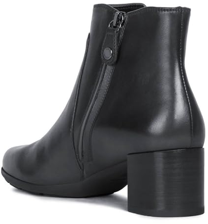 Geox D New Annya Mid B, Stivaletti Donna, Nero (Black), 35 EU