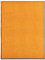 vidaXL Fußmatte Waschbar Schmutzfangmatte Türmatte Fußabtreter Schmutzmatte Schmutzfangläufer Sauberlaufmatte Innen Außen Orange 90x120cm