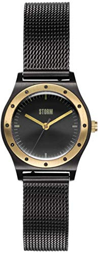 STORM Sian, London Damenuhr, Edelstahlgehäuse, Mesh Armband, Armbanduhr, hochwertiges Mineralglas, 3 bar Wasserdicht