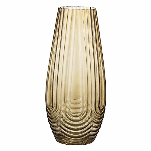 Lene Bjerre Vase Sarah, gelb, Glas