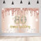 80. Geburtstag Deko Frauen, Roségold Glitzer Flecken Stoff Schild Plakat Geburtstagsfeier Dekoration, 80. Geburtstag Hintergrund Banner Frau
