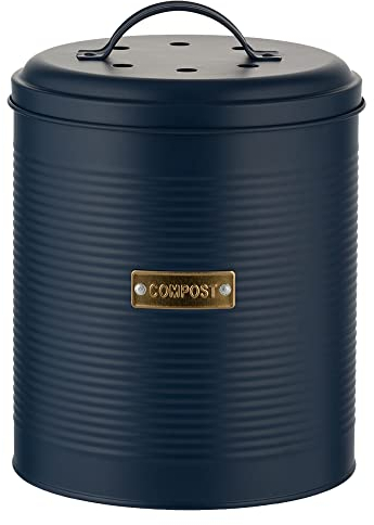 Rayware Typhoon Otto Compost Caddy 2.5L Navy, 1401.231