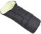 BAMBINIWELT Winterfußsack Fußsack für Kinderwagen, Buggy oder Schlitten, in Mumienform, aus Wolle, Größe anpassbar, MUMIE MELIERT (schwarz MELIERT)