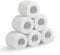 6 Rolls Cohesive Bandage, 5 cm x 4.5 m Yards Self Adherent Wrap Medical Tape Breathable Elastic Adhesive Bandage Athletic Sports Tape for Finger Ankle Wrist (White)