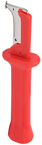 Ausla Couteau D'électricien, Couteau à Dénuder Isolé, 31HS Couteau à Câble avec Fourreau en Plastique, Outil de Coupe de Fil D'isolation Manuel