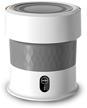 Pliable Mini Lave Linge avec Essorage Ultrasonique Lave Linge Portable avec Essorage 13L pour Les Voyages d'affaires des Appartements de Camping,White-Base