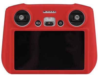 Protective Case Cover for DJI Mini 3 Pro RC Remote Controller,Silicone Sleeve Skin Anti-scratch Protection Cover,Drone Accessories (red)