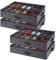 Lifewit 4 Stück Unterbettkommode für Schuhe, Faltbare Unterbett Aufbewahrungsbox Schuhorganizer Schuhe Aufbewahrungstasche Shoe Organizer Bettkasten für Männer Frauen, 4x12 Paar