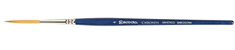 Escoda Watercolor Paint Brush Set, Synthetic, Rigger, No.4