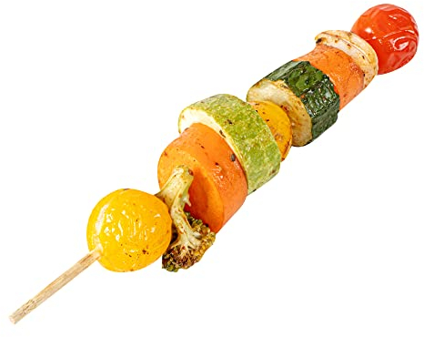 Restaurantware Robata 20,3 cm Grillstäbchen, 1000 robuste Kabob-Spieße – gefrierbar, Einweg, Bambus-Grillspieße, für Gemüse, Obst, Fleisch oder S'mores, Grillen oder Backen von Zutaten