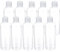 Palm Safe Plastic 50ml Travel Bottles with Flip Cap - 10 Pack, PET002, Clear