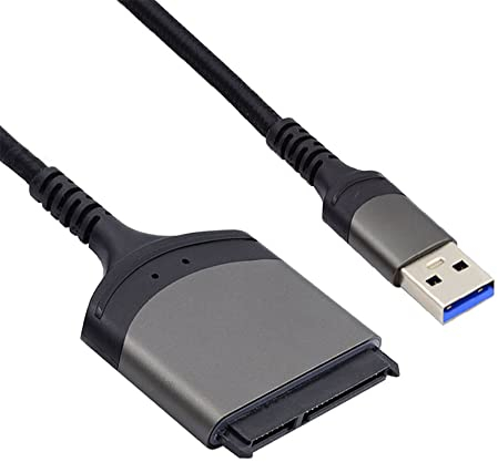 xiwai 5Gbps USB 3.0 Typ-A auf SATA 22 Pin Adapter kabel 25cm für 2,5 Festplattentreiber SSD