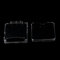 Plastik -Clear -Schutzhülle Pack für GameBoy Advance SP GBA SP -Kononsole