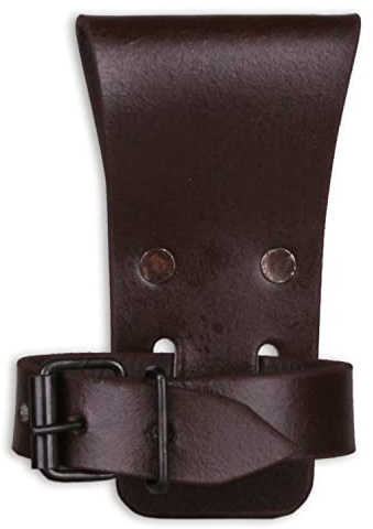 MYTHOLON Doran Hornhalter mit Schnalle, Braun