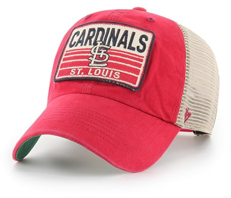 47 MLB Trucker-Hut mit 4 Takt-Meshs, verstellbar, Einheitsgröße für Erwachsene, St. Louis Cardinals, Einheitsgr��e
