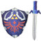 Ubephant Zelda Peluche, Peluche de Zelda, Zelda Kingdom Peluche, Peluche Decayed Master Sword 2 pcs Juguetes de Pelude de Zelda Pillow Zelda para Regalo de Cumpleaños