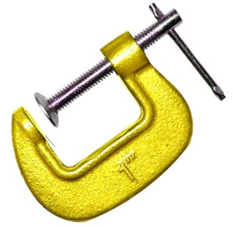 Morsetto versatile a forma di C Morsetti per la lavorazione del legno Soluzione di bloccaggio rapida e facile per vari materiali Strumento da falegname Clip in ferro a forma di C