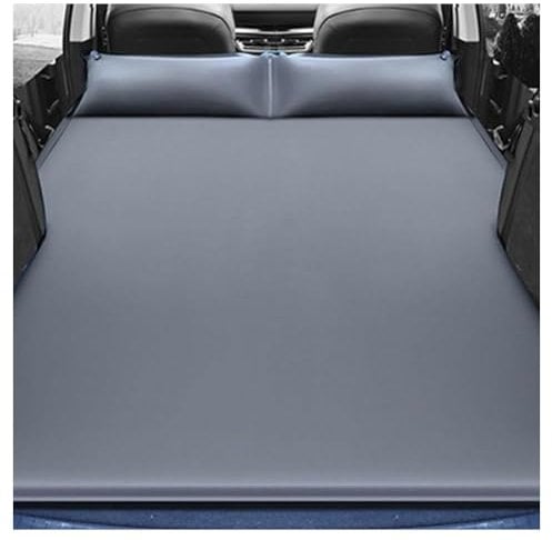 HerfsT Auto Matratze für VW Tiguan Touareg Touran Atlas, Luftmatratze Aufblasbare Matratze Kofferraum Luftbett Auslaufsicheres Für Reise Camping Outdoor Zubehör,D/Grey