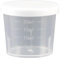 Vaso medidor de medicamentos con tapa, 20/30/50 ml, vaso de plástico transparente multiusos para dispensar medicina E6P5