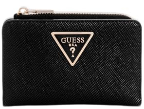 GUESS Laurel Zip Around Card Case Black
