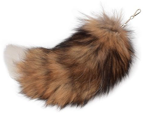Therian Tail 16 Inch Fuchsschwanz Fox Tail Furry Tail Therian Black Fuchs Schwanz Fox (1)