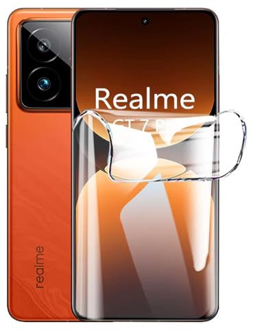CUFEREDU 2 uds 3D Protector de Pantalla Flexible para Realme GT 7 Pro 5G 6.78 Película de Hidrogel Transparente de TPU A Prueba de Explosiones NO Vidrio Templado