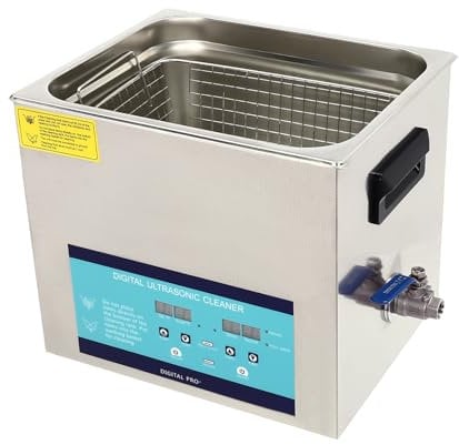 Ultraschallreiniger, 33x26.4x28.7cm Professioneller Ultraschallreiniger mit Heizkorb Digital Timer, Digitaler Ultraschallreiniger, Ultra Sonic Bad Reinigung Tank Timer Heizung