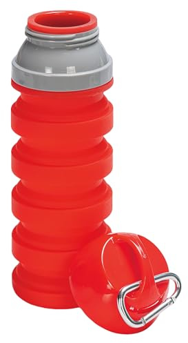 Faltbare Trinkflasche KAE - Trinkflasche - Wasserflasche für den Hund -Platzsparend faltbar - Inklusive Trinknapf