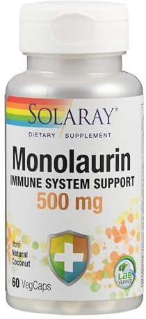 Solaray Monolaurin - 500 mg - Immunsystem Kapseln