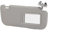QASULER Visera Interior del Coche con Espejo, Parasol Gris Beige, Lado Izquierdo Derecho del Conductor y Pasajero, for Toyota, Auris, Corolla, 2007-2013 Parasol para Coche(Grey Right)
