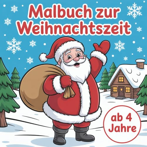 Malbuch zur Weihnachtszeit
