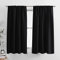 Rod Pocket Verdunklungsvorhänge Set – Pony Dance isoliert Vorhang Panels Lärm reduzierende Fenster Behandlung Drapes für Schlafzimmer., Polyester-Mischgewebe, schwarz, 42 x 54
