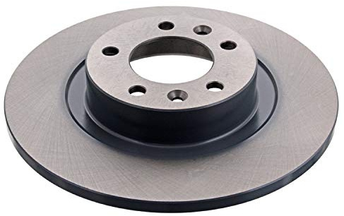 febi bilstein 44090 Brake Disc Set (2 Brake Disc) rear, full, No. of Holes 5