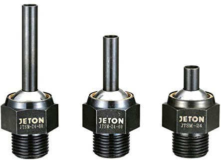JETON 1/8 Inch PT Coolant Nozzle, Ball Nozzle, Straight Injection - 1/8 PT-Φ4*40L